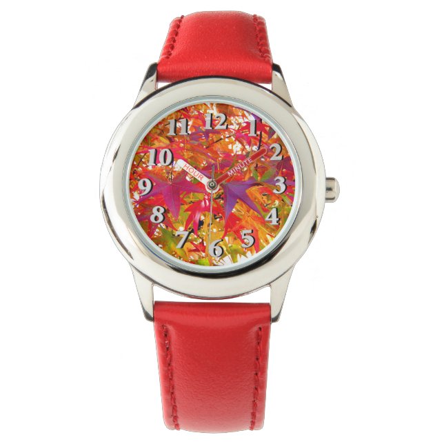 Herbstleaves Armbanduhr (Vorderseite)