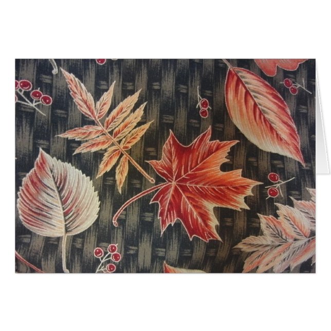 Herbstleaves & Basketweave (Vorderseite (Horizontal))