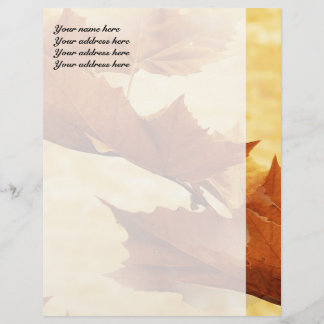 Herbstleaves Briefbogen