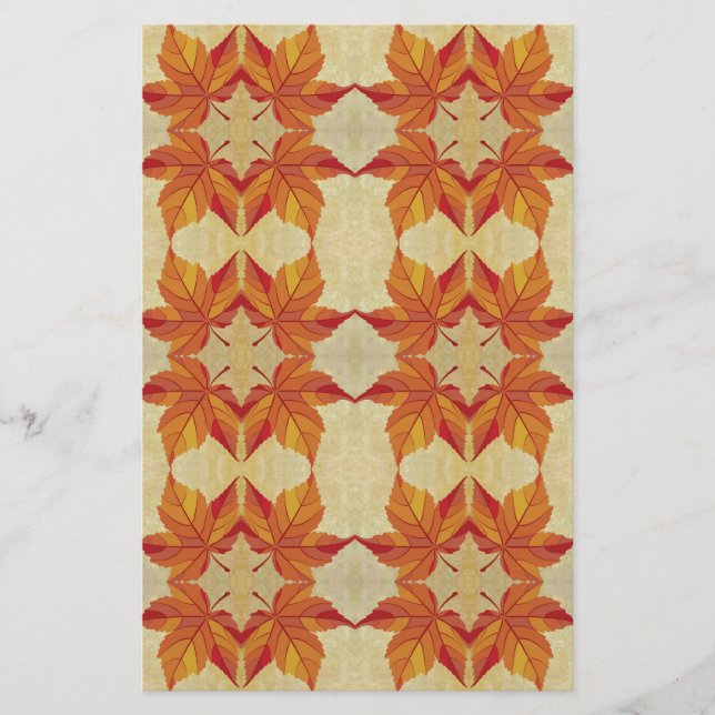 Herbstleaves Briefpapier (Vorderseite)