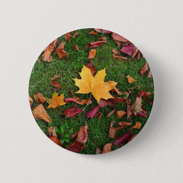 Herbstleaves Button (Vorderseite)