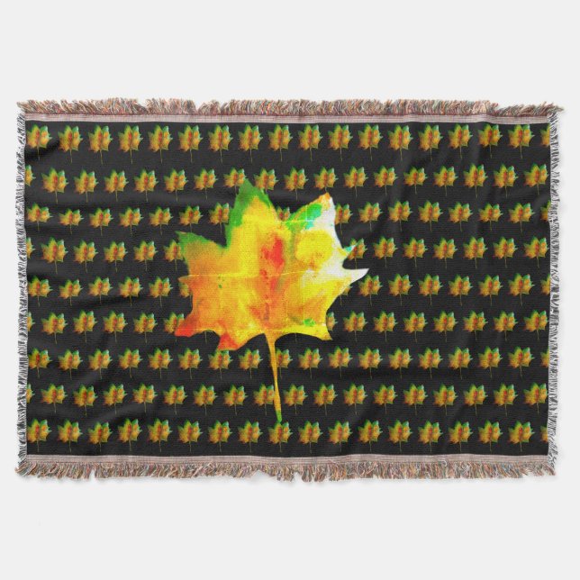 Herbstleaves Decke (Vorderseite)