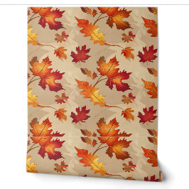 Herbstleaves Entfernen von Muster-Pegel und -Stick Tapete