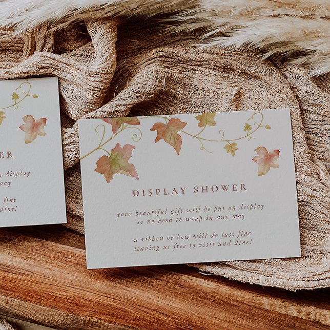 Herbstleaves Falldusche Begleitkarte (Von Creator hochgeladen)