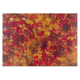 Herbstleaves fallen Blätter Schneidebrett