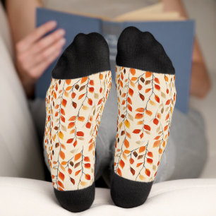 Herbstleaves Fallmuster Socken