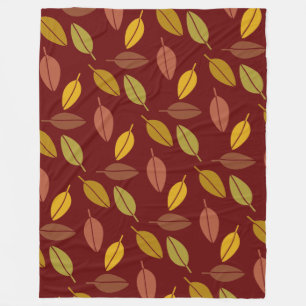 Herbstleaves Fleece Blanket