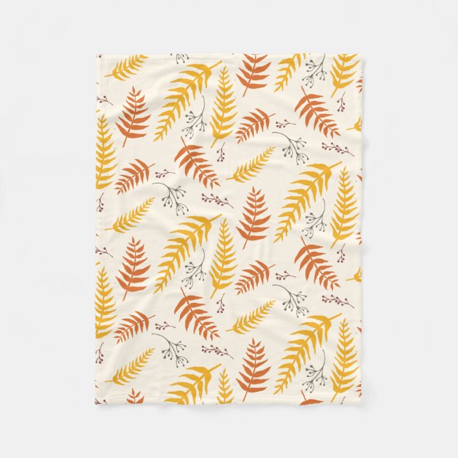 Herbstleaves Fleecedecke (Vorderseite)