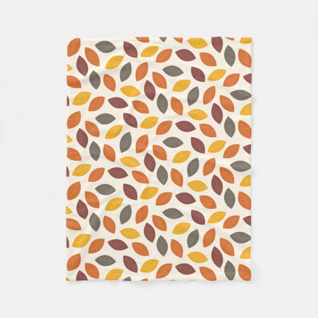 Herbstleaves Fleecedecke (Vorderseite)