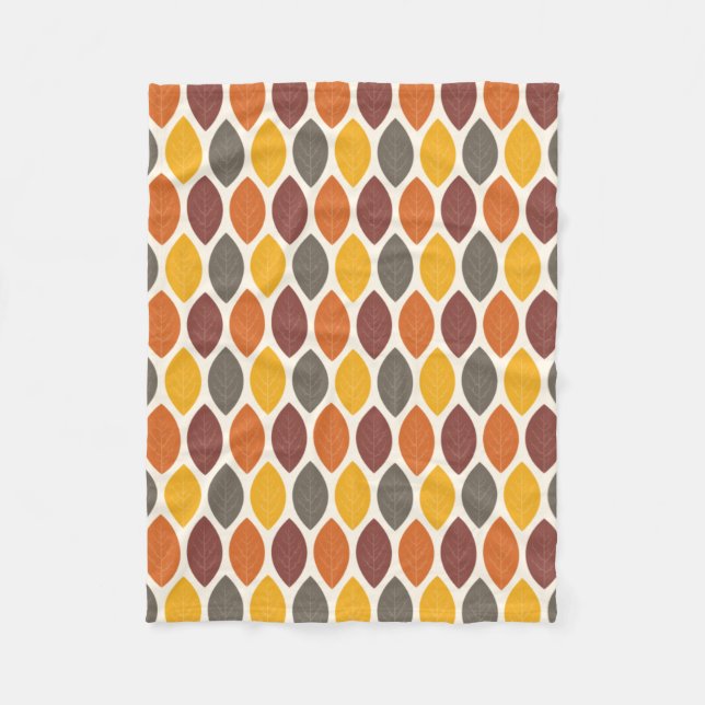 Herbstleaves Fleecedecke (Vorderseite)