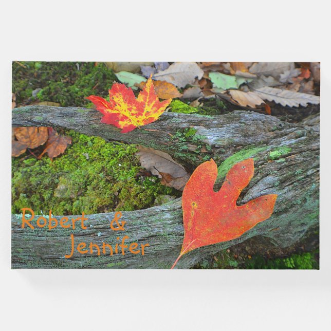 Herbstleaves Gästebuch (Vorderseite)