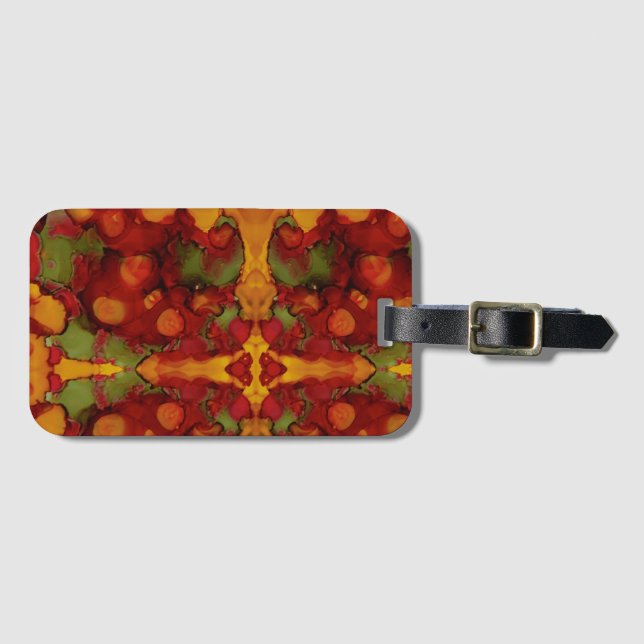 Herbstleaves Gepäckanhänger (Vorderseite (Horizontal))