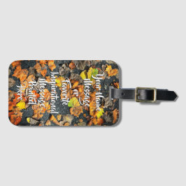 "Herbstleaves" Gepäckmarke Gepäckanhänger