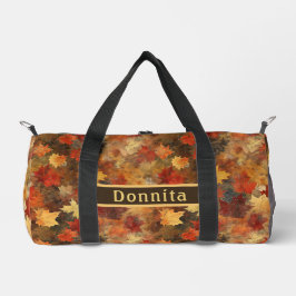 Herbstleaves Grunge Duffel Bag Duffle Bag