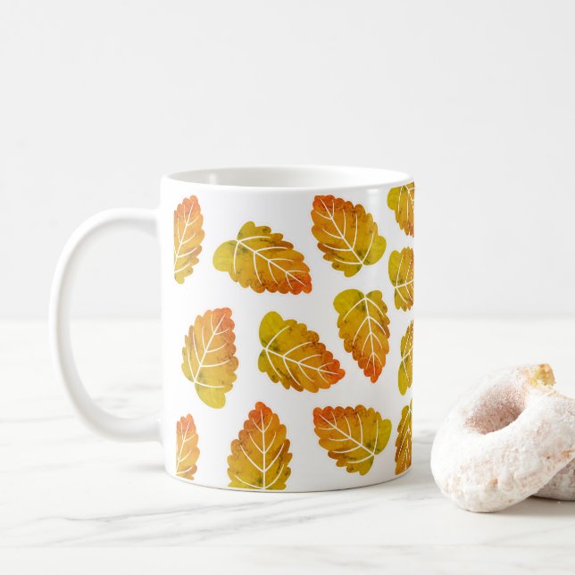 Herbstleaves Kaffeetasse (Mit Donut)