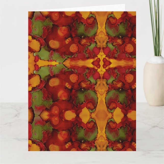 Herbstleaves Karte (Vorderseite)