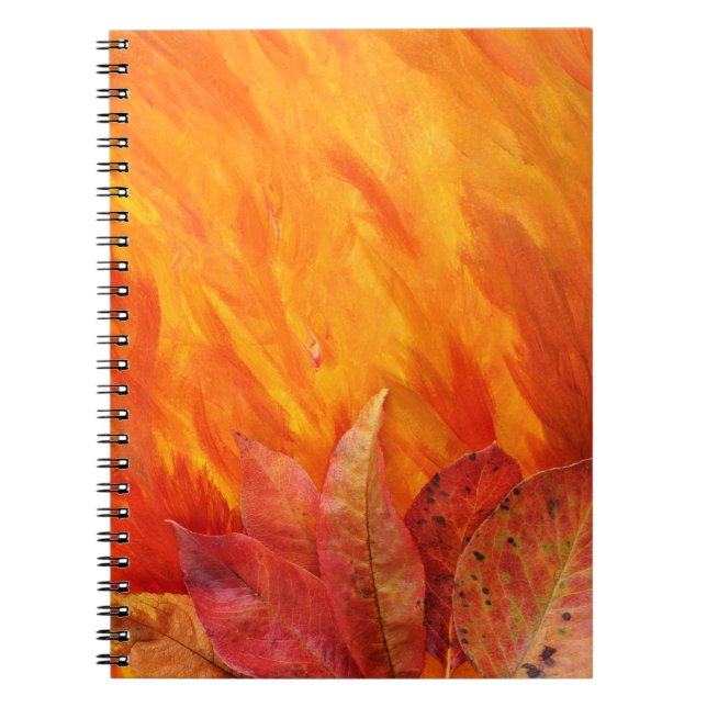 Herbstleaves Notebook Notizblock (Vorderseite)