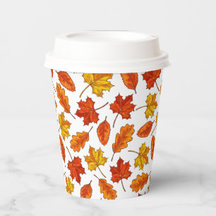 Herbstleaves Pappbecher