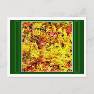 Herbstleaves Postkarte