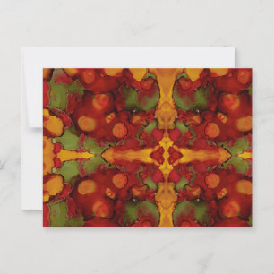 Herbstleaves Postkarte