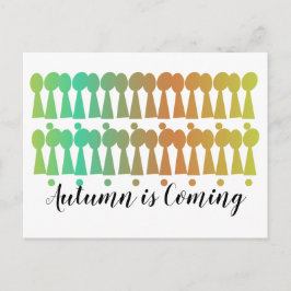 Herbstleaves Postkarte