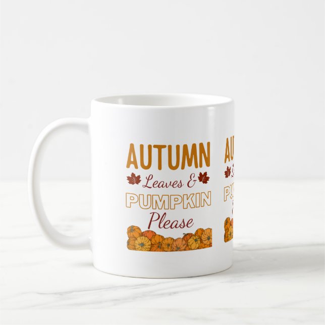 Herbstleaves & Pumpkin Kaffeetasse (Links)