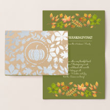 Herbstleaves & Pumpkin Luxus Erntedank Real