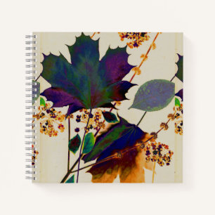 Herbstleaves Royal Colors Notizbuch