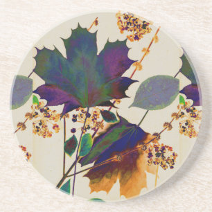 Herbstleaves Royal Colors Sandstone Untersetzer