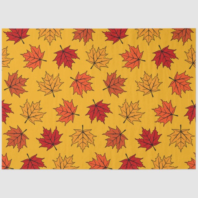 Herbstleaves Seidenpapier (Vorderseite)