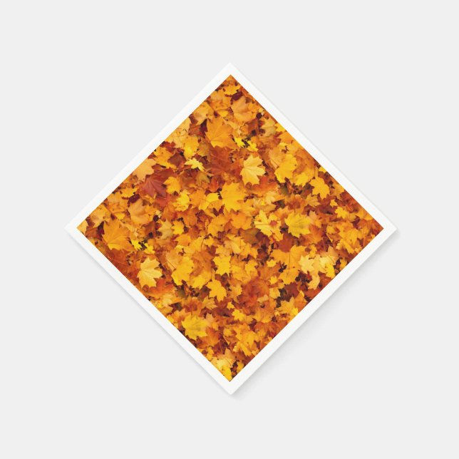Herbstleaves Serviette (Ecke)