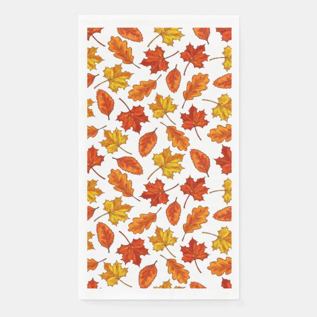 Herbstleaves Serviette (Vorderseite)
