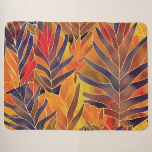 Herbstleaves Sherpa Blanket Sherpadecke