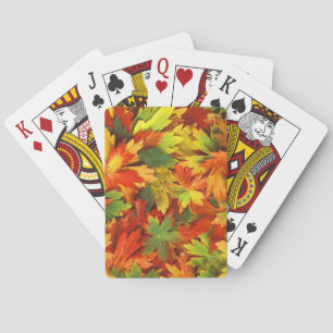 Herbstleaves Spielkarten