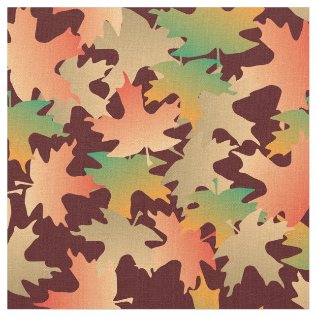 Herbstleaves Stoff (Nahaufnahme)