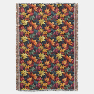 Herbstleaves Throw Blanket Decke