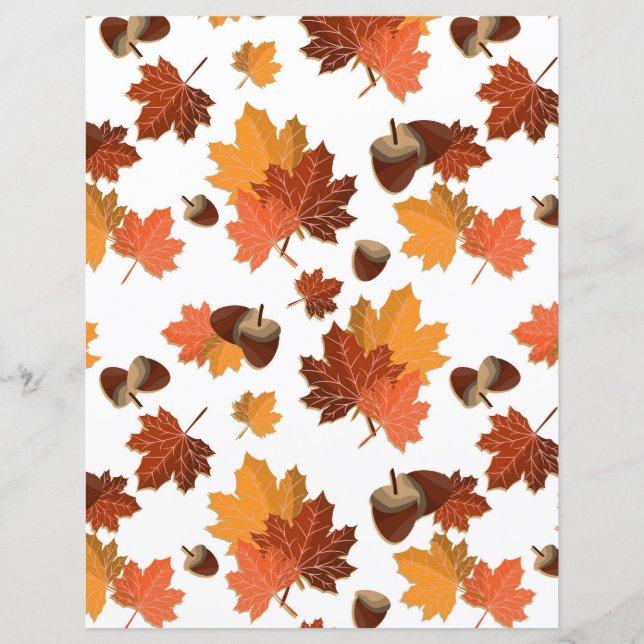 Herbstleaves und Acorns (Vorderseite)