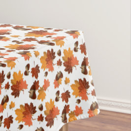 Herbstleaves und Acorns Tischdecke