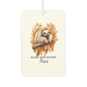 Herbstleaves und Faulenzer bitte Autolufterfrischer