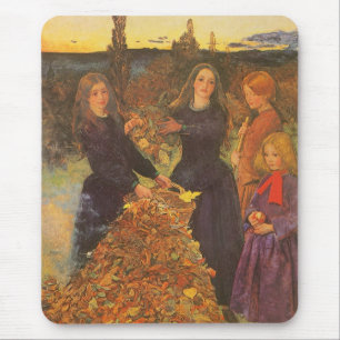 Herbstleaves von Sir John Everett Millais Mousepad