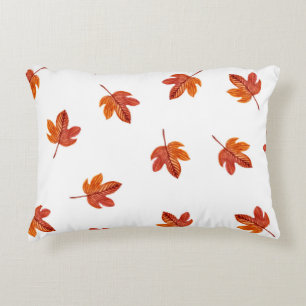 Herbstleaves Wasserfarbe Hand gezogen Dekokissen