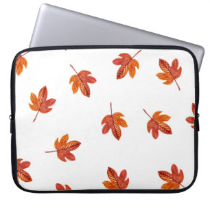 Herbstleaves Wasserfarbe Hand gezogen Laptopschutzhülle