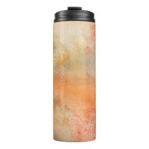 Herbstlebhaftes Hintergrundpapier Thermosbecher