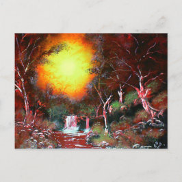 Herbstleuchte Postkarte