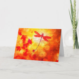 Herbstlibelle Karte