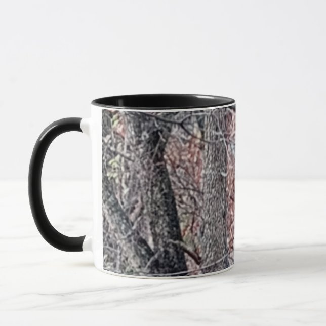 Herbstlich gestaltete Tasse (Links)