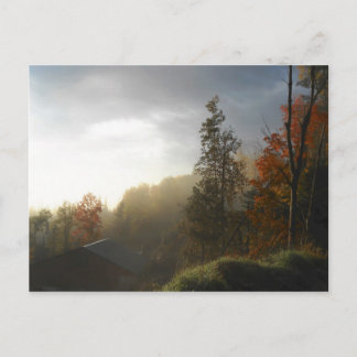 Herbstliche Adirondacks Bäume Landschaft Postkarte