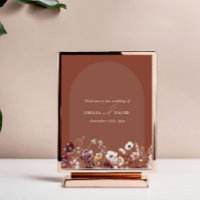 Herbstliche Anemone Terracotta Arch Wedding Willko