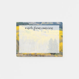 Herbstliche Aspekte im Ruby-Bereich Post-it Klebezettel