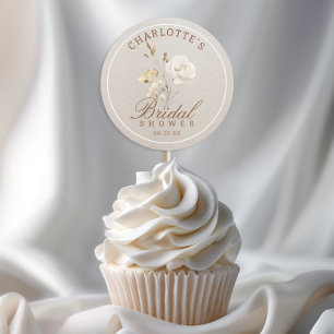 Herbstliche Blumige Hochzeitsshower Favor Sticker